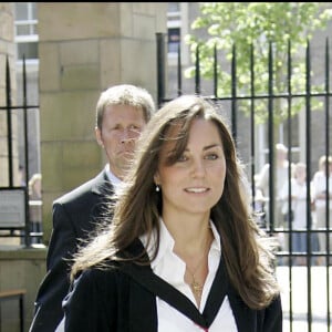 Kate Middleton lors de sa remise de diplôme à l'Université St Andrews, en Ecosse, en 2005.