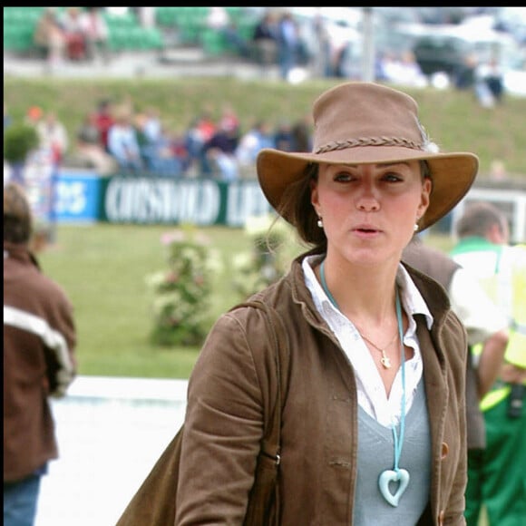 Kate Middleton au Festival of British Eventing à Gatcombe Park, en 2005.