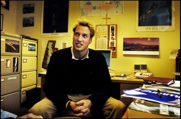 Le prince William étudiant à l'Université St Andrews, en Ecosse, en 2004.