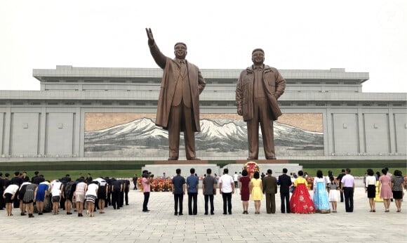 Pyongyang, la capitale de la Corée du Nord fête le 71ème anniversaire de sa fondation, le 10 octobre 2019.