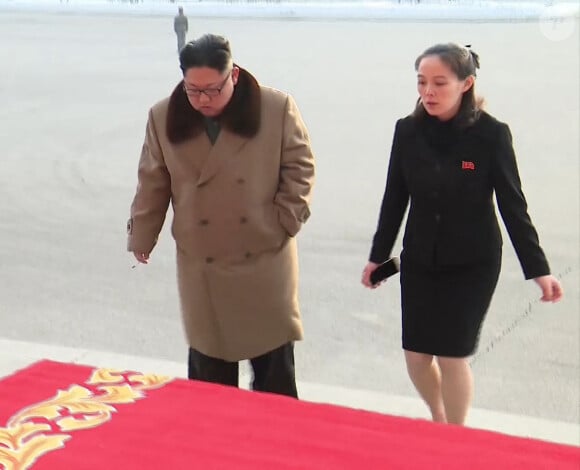 Le dirigeant nord-coréen Kim Yo-jong et sa soeur Kim Yo-jong au Palais du Soleil Kumsusan à Pyongyang. Le 31 mai 2018
