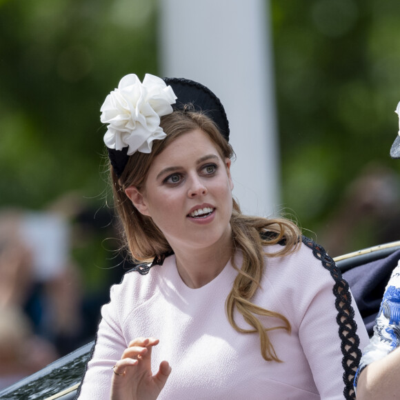 La princesse Eugenie d'York, la princesse Beatrice d'York - La parade Trooping the Colour 2019, célébrant le 93ème anniversaire de la reine Elisabeth II, au palais de Buckingham, Londres, le 8 juin 2019.