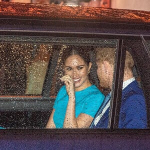 Le prince Harry, duc de Sussex, et Meghan Markle, duchesse de Sussex à la cérémonie des Endeavour Fund Awards au Mansion House à Londres, Royaume Uni, le 5 mars 2020.