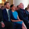 Le prince Harry, duc de Sussex, et Meghan Markle, duchesse de Sussex à la cérémonie des Endeavour Fund Awards au Mansion House à Londres, Royaume Uni, le 5 mars 2020.