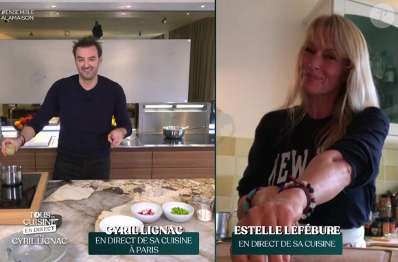 Cyril Lignac aux commandes de "Tous en cuisine" avec ses invités - M6