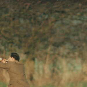 Le prince Charles lors d'une partie de chasse en 1990.