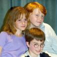 Emma Watson, Rupert Grint et Daniel Radcliffe à Londres en 2000.