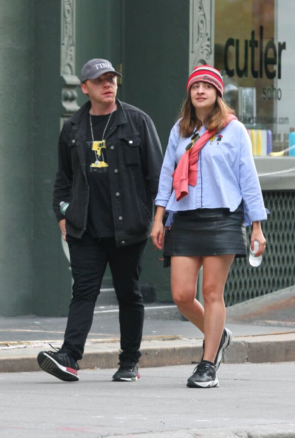 Rupert Grint et Georgia Groome à New York en septembre 2018.