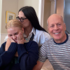 Tallulah Willis et ses parents Demi Moore et Bruce Willis. Février 2020.