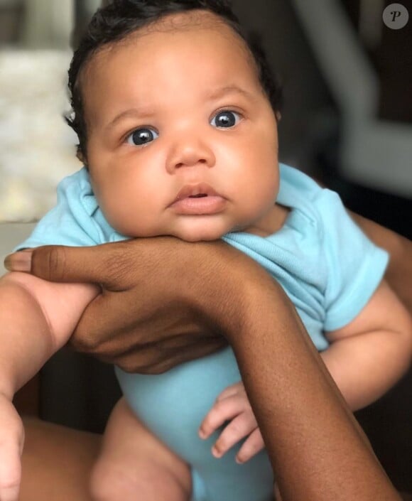 Jevon King dévoile une photo de son fils sur Instagram. Le 10 mai 2020.