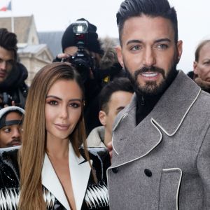 Nabilla Benattia, Thomas Vergara - Arrivées au défilé de mode Haute-Couture printemps-été 2019 "Jean Paul Gaultier" à Paris. Le 23 janvier 2019 © Veeren-CVS / Bestimage