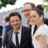 Jeremy Renner, James Gray, Marion Cotillard - Photocall du film "The immigrant" lors du 66eme festival du film de Cannes le 24 mai 2013.
