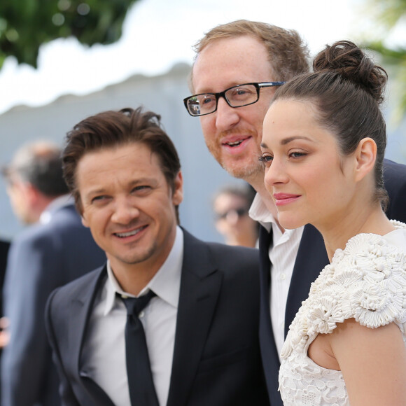 Jeremy Renner, James Gray, Marion Cotillard - Photocall du film "The immigrant" lors du 66eme festival du film de Cannes le 24 mai 2013.