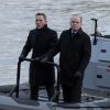 Daniel Craig et Rory Kinnear tournent une scène sur la Tamise pour le nouveau film James Bond "Spectre" à Londres. Le 15 décembre 2014