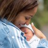 Estelle Mossely pose avec son fils Magomed, sur Instagram, le 14 mai 2020