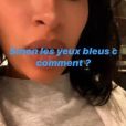 Demdem avec des yeux bleus (grâce à un filtre) sur Instagram le 13 mai 2020.