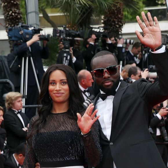 Maître Gims et sa femme DemDem - Montée des marches du film "The BFG" ("Le BGG Le Bon Gros Géant") lors du 69ème Festival International du Film de Cannes. Le 14 mai 2016. © Borde-Jacovides-Moreau/Bestimage