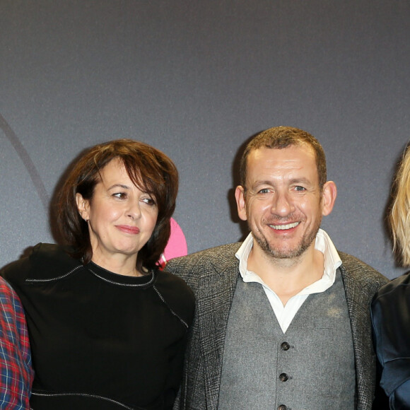 Guy Lecluyse, Valérie Bonneton, Dany Boon, Laurence Arné - Soirée d'ouverture du 21éme Festival International du Film de Comédie de l'Alpe d'Huez le 16 Janvier 2018. © Dominique Jacovides/Bestimage