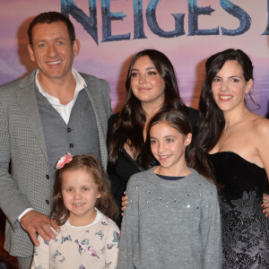 Dany Boon (voix de Olaf), Emmylou Homs (voix de Anna), Charlotte Hervieux (voix de Elsa) et Prisca Demarez (robe Christophe Guillarmé, bijoux Elsa Lee) - Projection exceptionelle de "La Reine des Neiges 2 " au Grand Rex à Paris le 13 novembre 2019. © Veeren Ramsamy/Bestimage