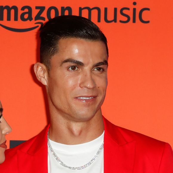Cristiano Ronaldo et sa compagne Georgina Rodriguez à la soirée MTV European Music Awards 2019 (MTV EMA's) au FIBES Conference and Exhibition Centre à Séville en Espagne, le 3 novembre 2019