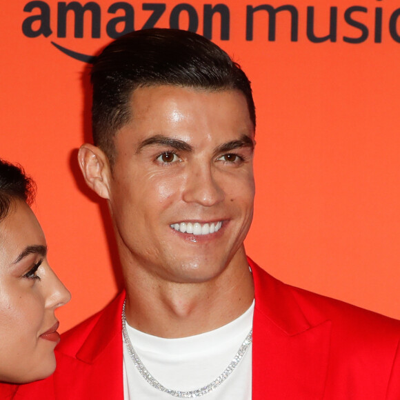 Cristiano Ronaldo et sa compagne Georgina Rodriguez à la soirée MTV European Music Awards 2019 (MTV EMA's) au FIBES Conference and Exhibition Centre à Séville en Espagne, le 3 novembre 2019