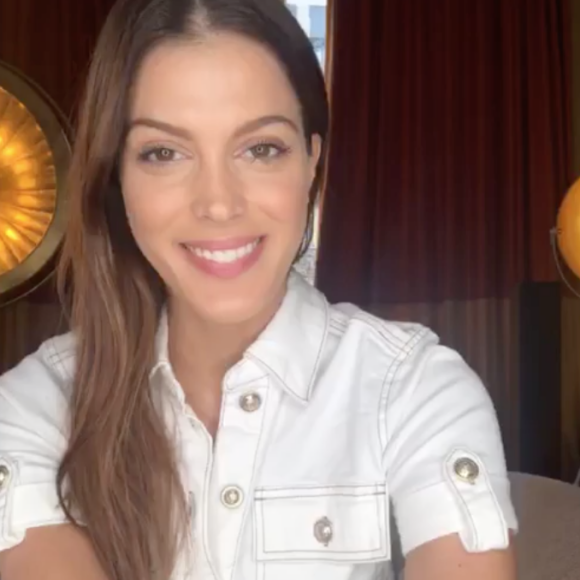 Iris Mittenaere en Live sur Instagram le 11 avril 2020.