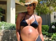 Ciara, enceinte : en bikini, elle dévoile son ventre de plus en plus rond