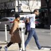 Exclusif - Julianne Moore et son mari Bart Freundlich se baladent dans les rues ensoleillées de New York, le 23 février 2020