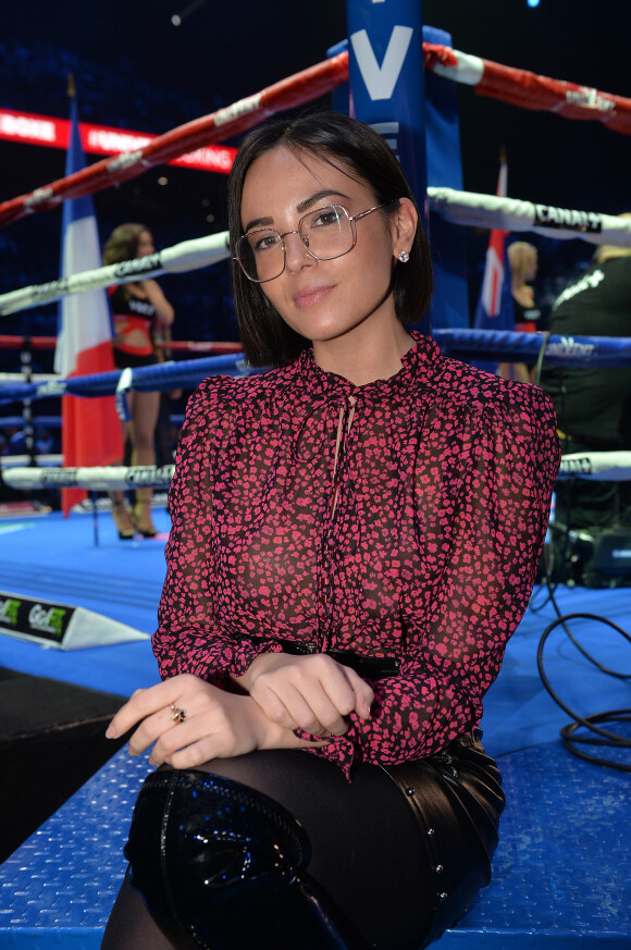 Agathe Auproux lors du gala de boxe Univent à l'AccorHotels Arena de Paris pour le championnat du monde WBA le 15 novembre 2019. © Veeren / Bestimage