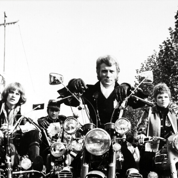 Johnny Hallyday sur le tournage du film "A Tout Casser" en 1968 © FINISTERE FILMS-Entertainment Pictures / Zuma Press / Bestimage
