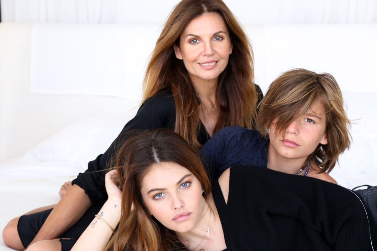 Photo V Ronika Loubry Et Ses Enfants Thylane Et Ayrton Blondeau Photo Par Sandrine Gomez