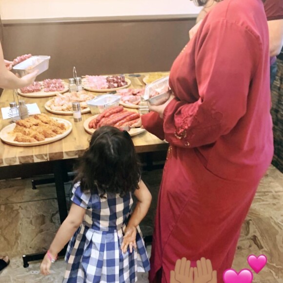 Amel Bent a partagé cette photo de sa plus jeune fille, Instagram, le 24 mai 2020.