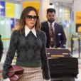 Victoria Beckham arrive à l'aéroport de JFK à New York, le 5 novembre 2019