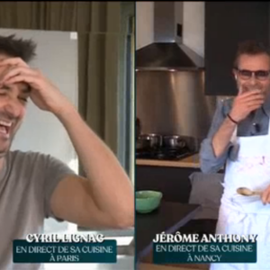 Cyril Lignac et Jérôme Anthony en live sur M6 pour cuisiner - 31 mars 2020, M6
