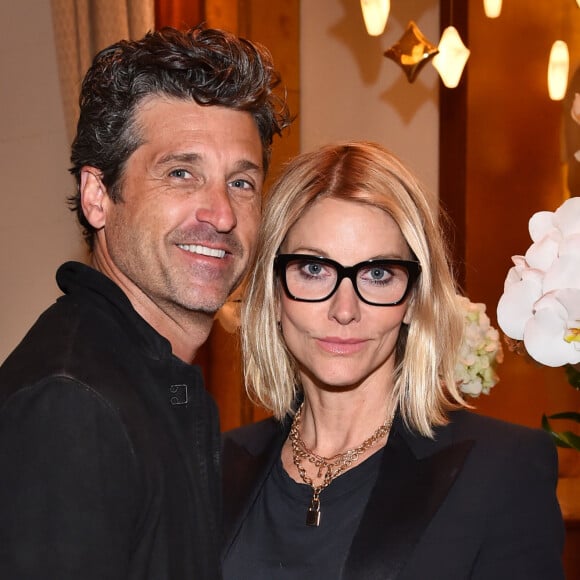 Exclusif - Patrick Dempsey et sa femme Jillian arrivent à l'hôtel Majestic dans le cadre du festival Canneseries à Cannes le 6 avril 2018. Patrick Dempsey est à l'affiche de la série de Jean-Jacques Annaud, La Vérité sur l'affaire Harry Quebert. © Bruno Bebert / Bestimage