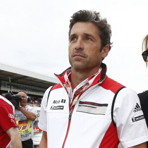 Patrick Dempsey et sa femme Jillian - Grand prix de Formule 1 à Hockenheim en Allemagne le 20 juillet, 2014.