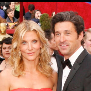 Patrick Dempsey et sa femme Jillian aux Oscars en 2008.