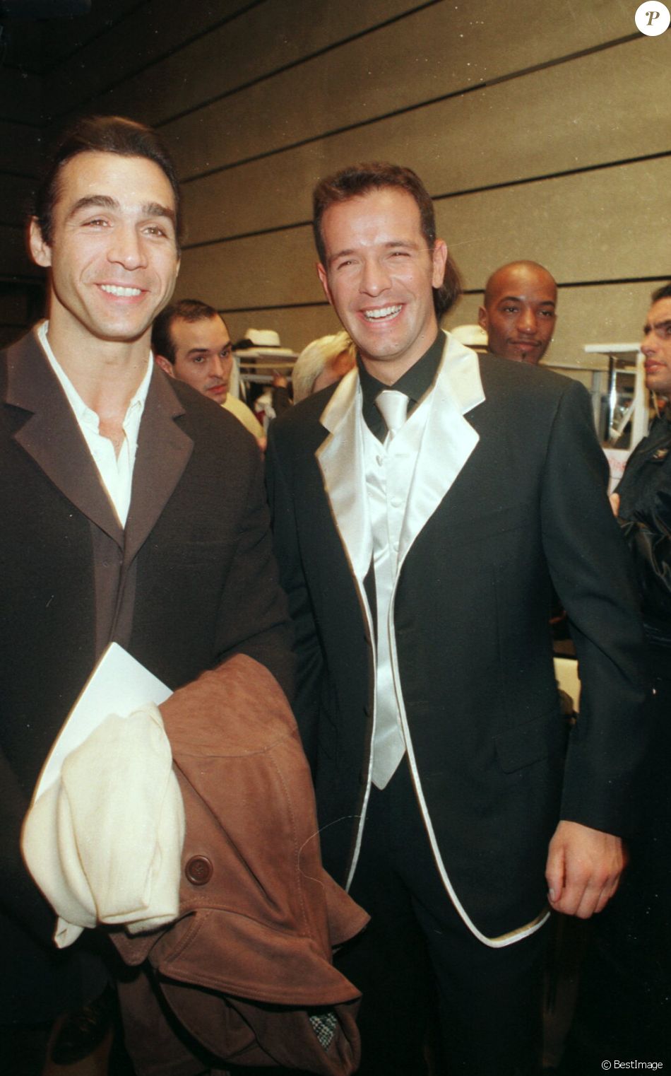  Adrian Paul et Olivier Carreras aux collections automne-hiver 1996/1997. Le 28 janvier 1996. 