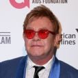  Elton John, lors de la soirée "Elton John AIDS Foundation Oscar Party" à West Hollywood, le 22 février 2015. 