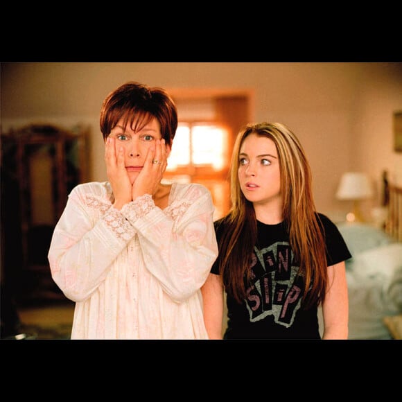 Lindsay Lohan et Jamie Lee Curtis dans le film "Freaky Friday". 2003.