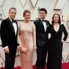 Tom Hanks, sa femme Rita Wilson et ses enfants Truman et Elizabeth Hanks lors de la 92e cérémonie des Oscars le 9 février 2020.