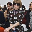 Anna Wintour - People au défilé de mode "Max Mara" collection Automne-Hiver 2020-2021 lors de la fashion week à Milan, le 20 février 2020.
