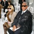 Anna Wintour et Andre Leon Talley à Paris, le 2 mars 2013.