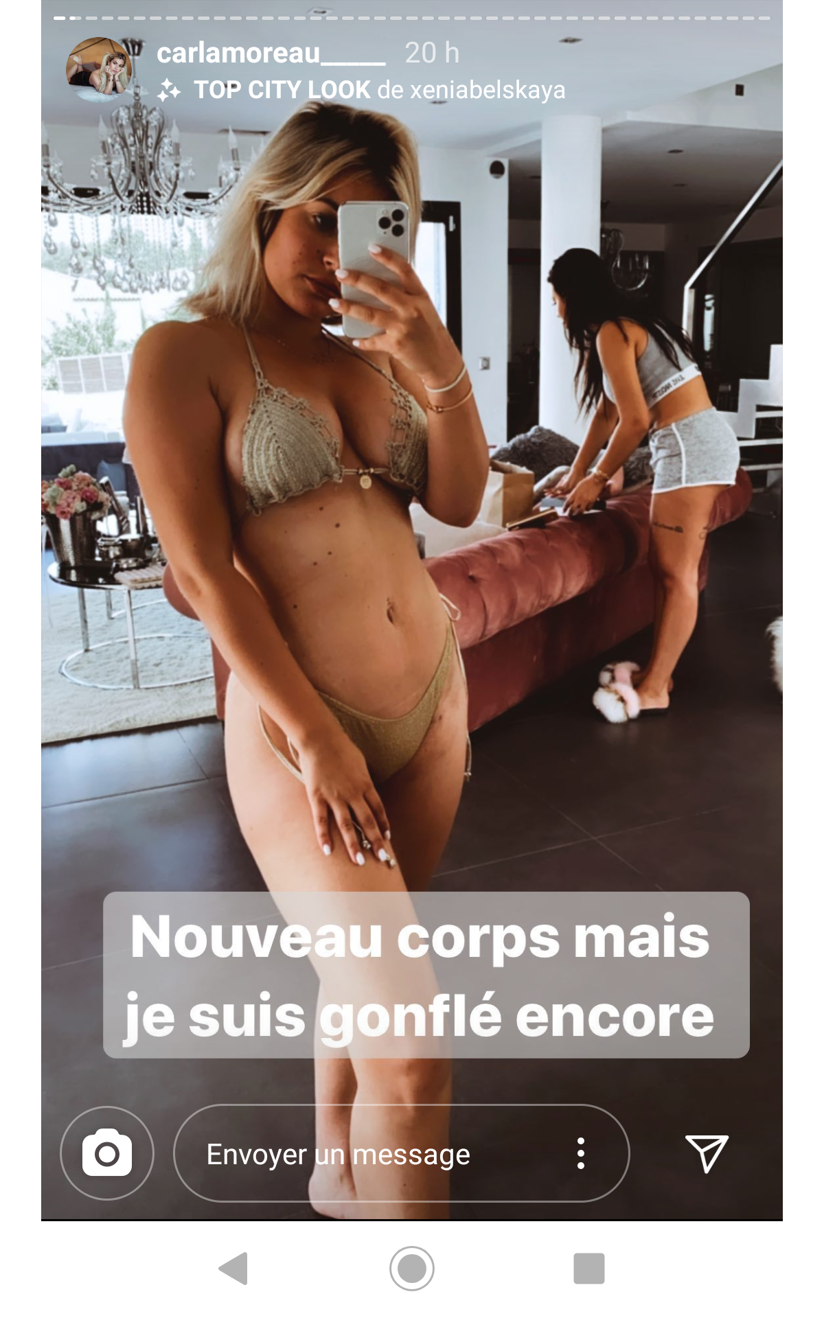 Photo : Carla Moreau dévoilé son nouveau corps sur Instagram, le 10 juin  2020 - Purepeople