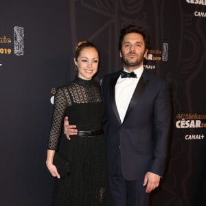 Pio Marmai et sa compagne Charlotte Ranson - Photocall de la 44ème cérémonie des César à la salle Pleyel à Paris. Le 22 février 2019 © Borde-Jacovides / Bestimage