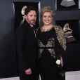 Kelly Clarkson et son mari Brandon Blackstock aux Grammy Awards, le 28 janvier 2018.