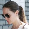 Angelina Jolie et sa fille Vivienne Jolie-Pitt sont allées faire quelques courses dans une animalerie à Los Angeles, le 4 aout 2019.