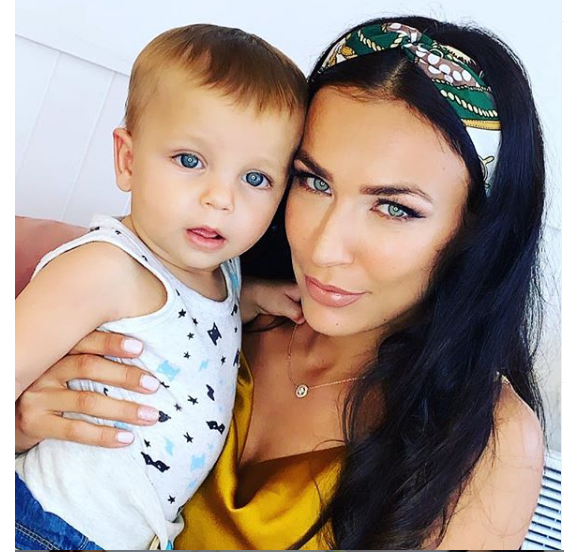 Julie Ricci et son fils Gianni, Instagram, le 4 août 2019