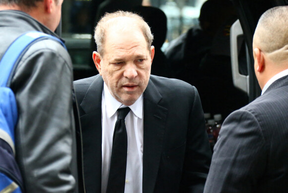 Harvey Weinstein arrive à la cour de Manhattan pour le premier jour de son procès. New York. Le 6 janvier 2020. @Dylan Travis/ABACAPRESS.COM