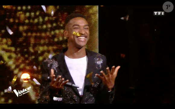 Abi est élu grand gagnant lors de la finale de The Voice 2020, diffusée sur TF1. Le samedi 13 juin 2020.